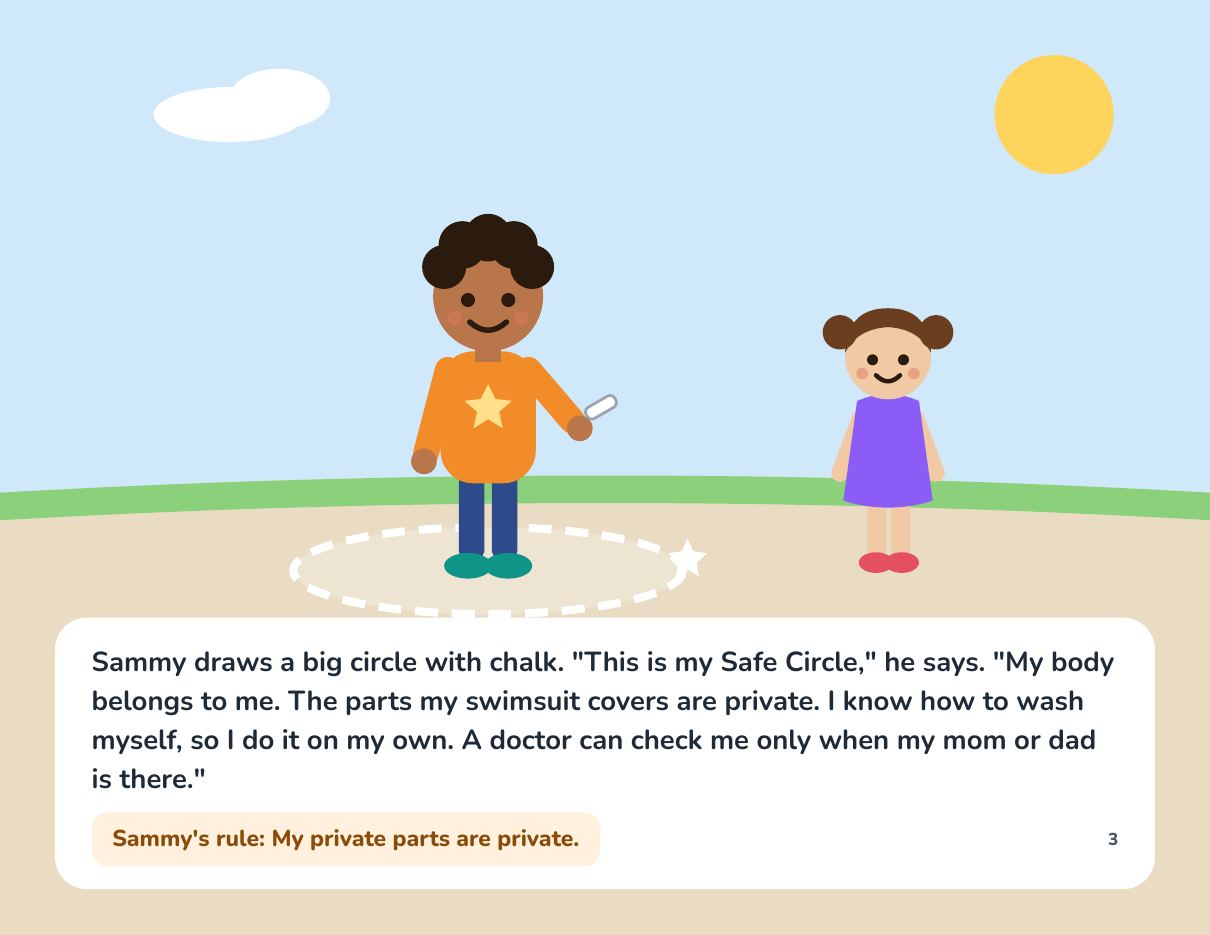 Page 3 of Sammy and the Safe Circle