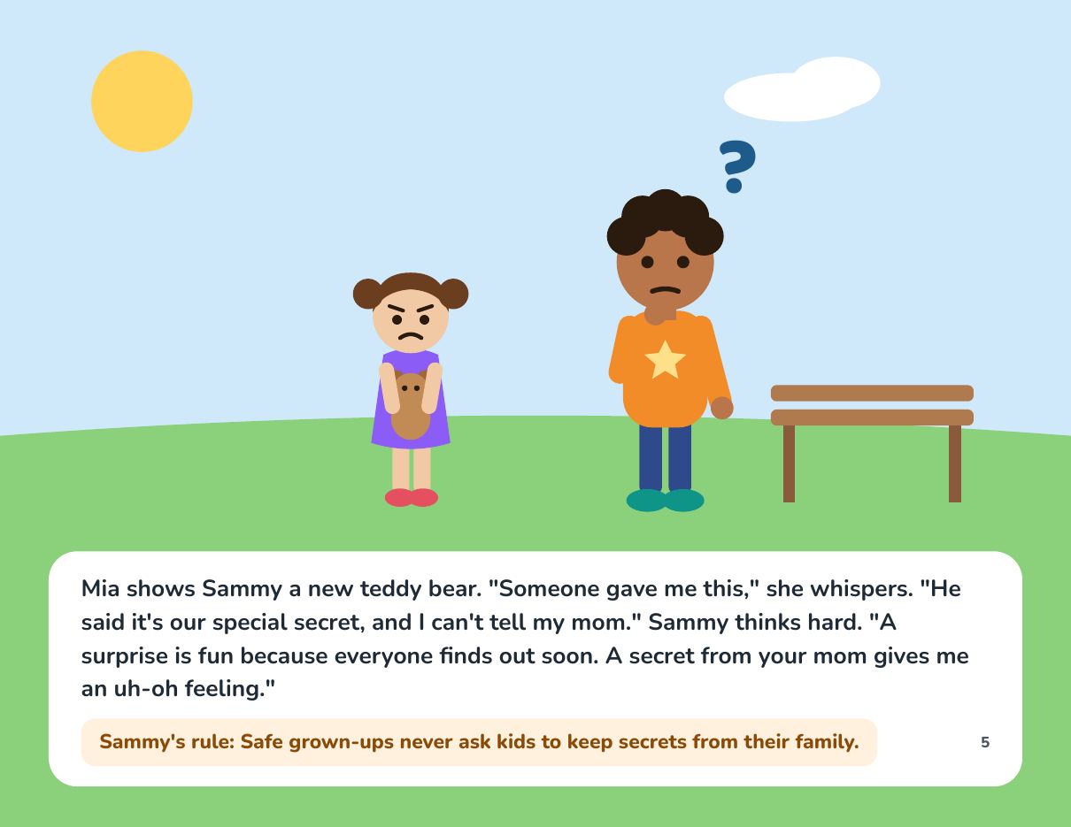 Page 5 of Sammy and the Safe Circle