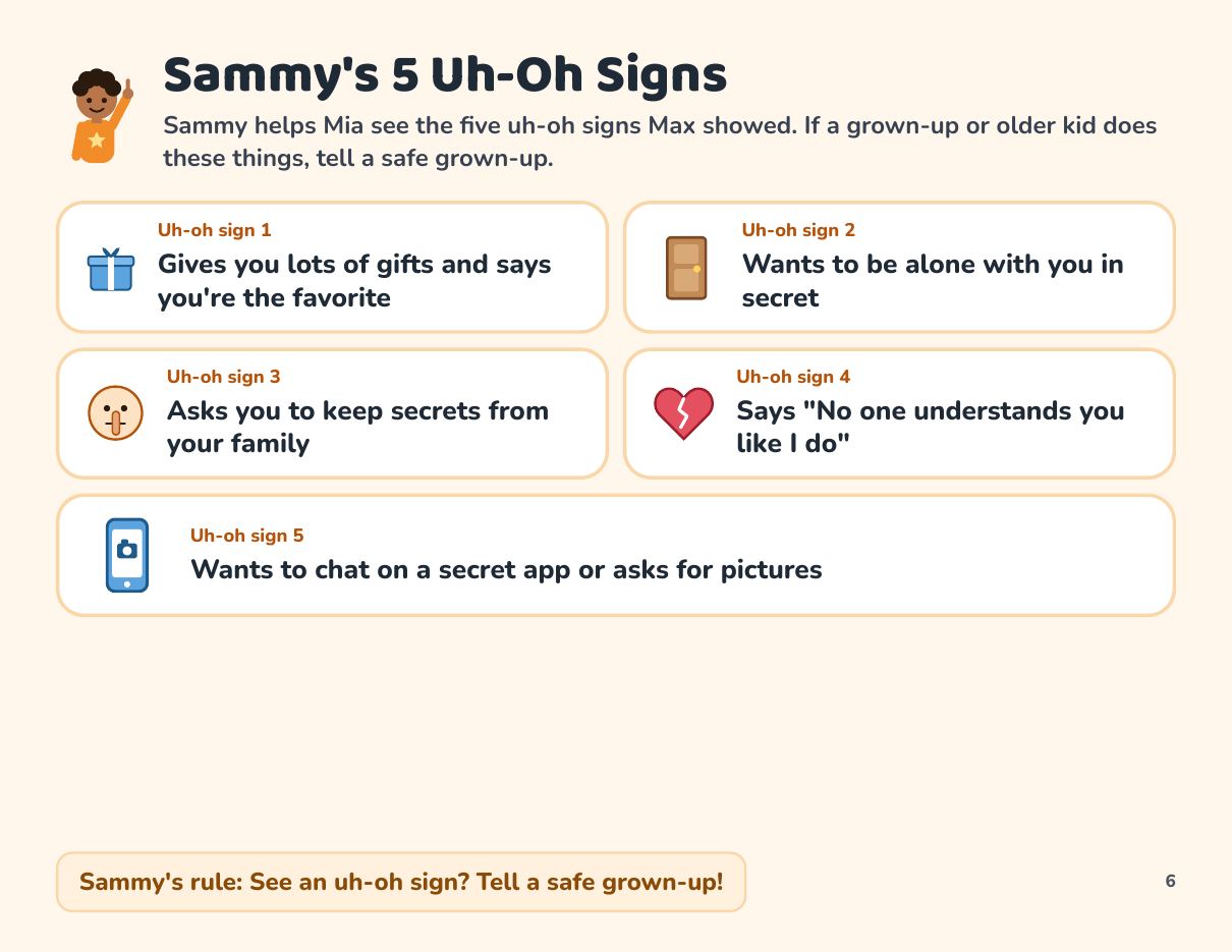 Page 6 of Sammy and the Too-Special Friend