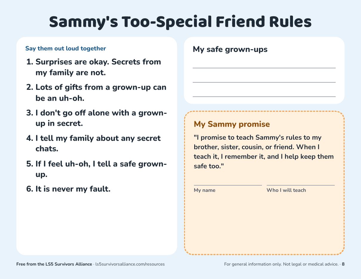 Page 8 of Sammy and the Too-Special Friend